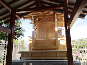 西宮市内厳島神社様 御社建替え工事